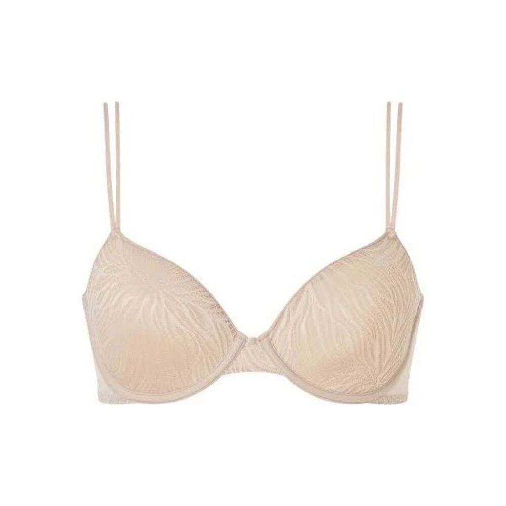 Calvin Klein NWT Sheer Marquisette Lightly Lined Demi Bra Cedar 32DD
